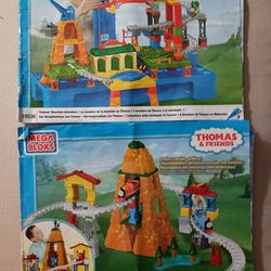 Train. Legos. Thomas The Train. Mega Bloc. Playboard With Storage. Loaded.