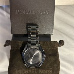 Unisex/Ladies Michael Kors All Black Watch