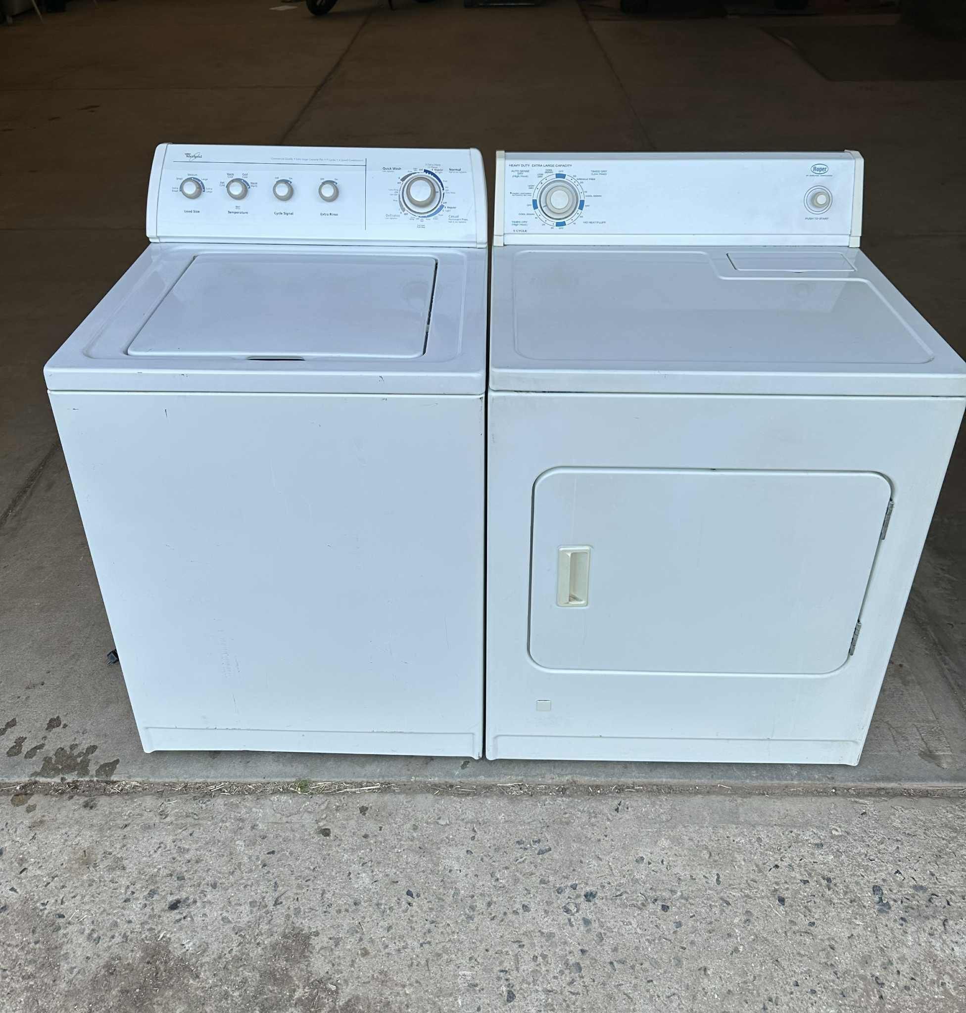 Whirlpool Washer And Gas Dryer 