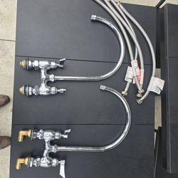Commercial Kitchen Faucet And Line