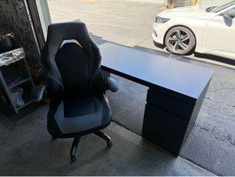 IKEA Desk with Emerge Gaming Chair Bundle
