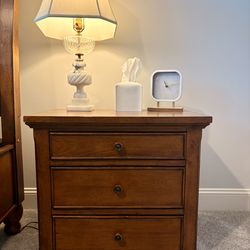 Wood Bedside Table
