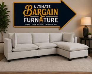 **Light Gray Sectional – $949**