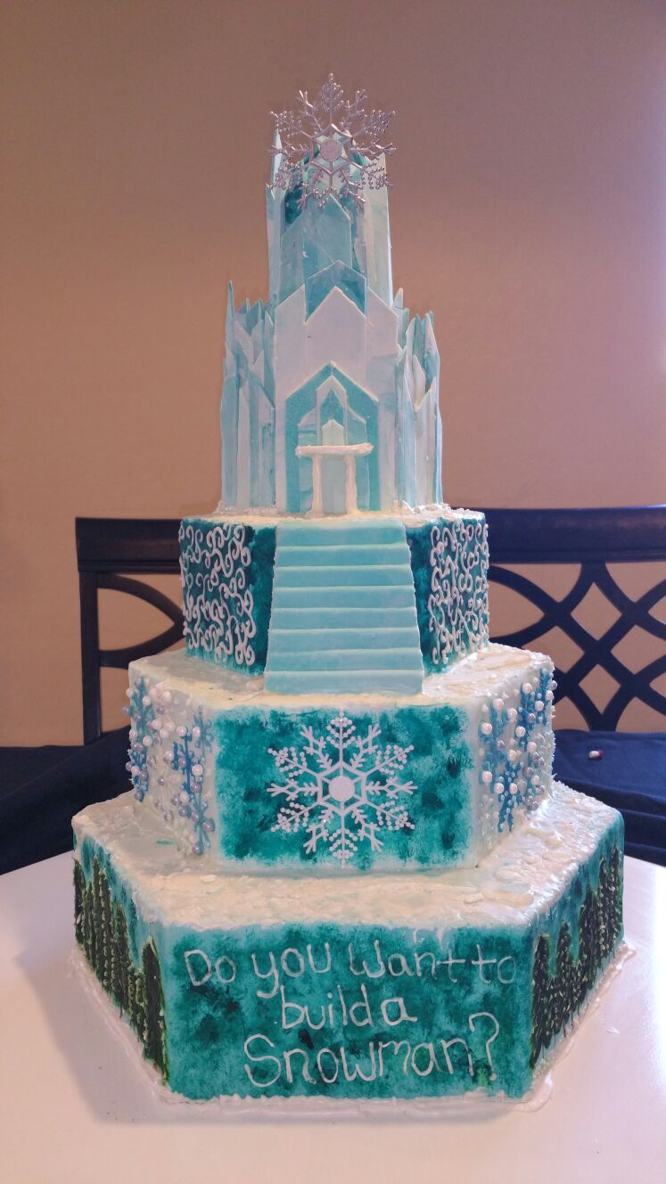 Frozen dummy cake