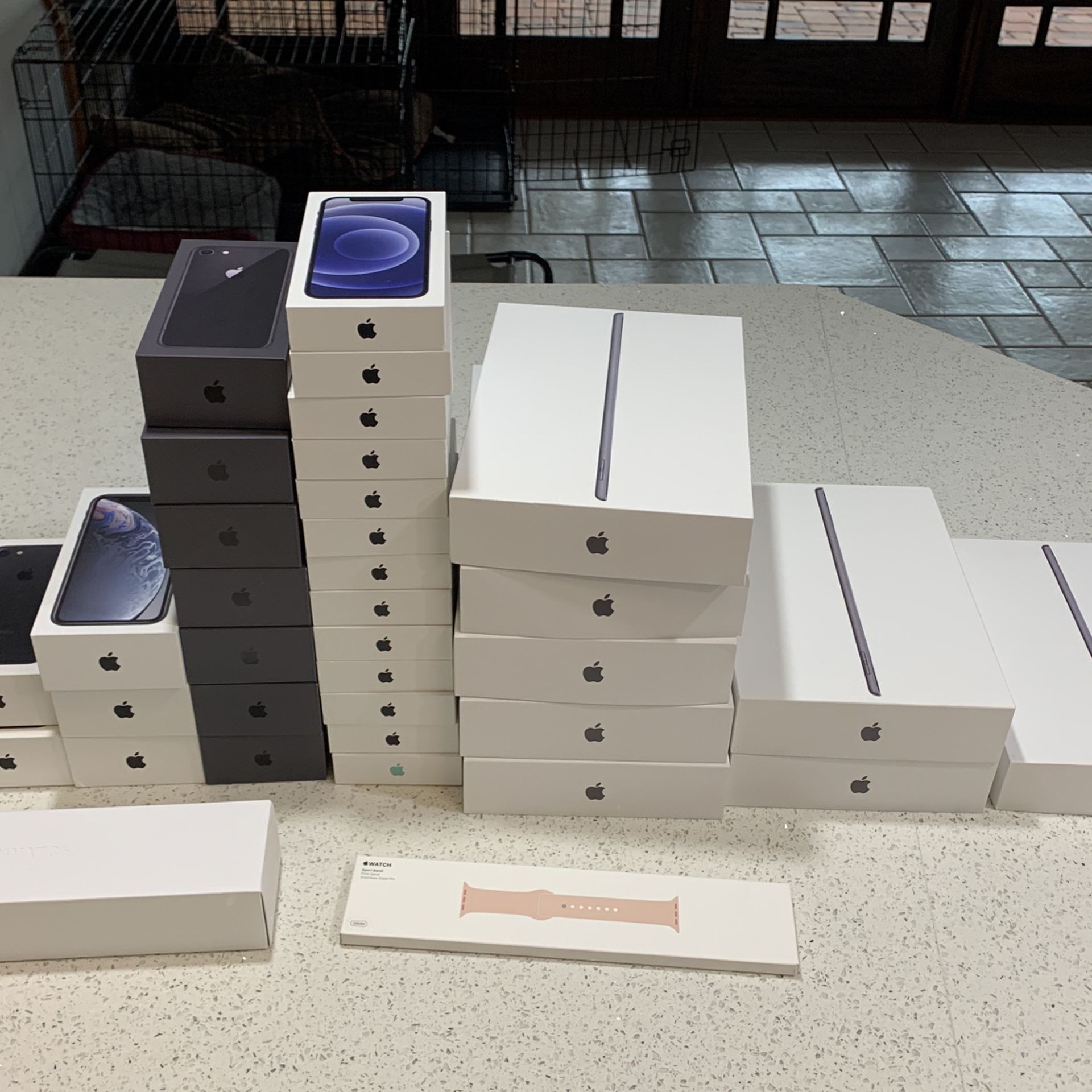 Empty Apple Product Boxes 