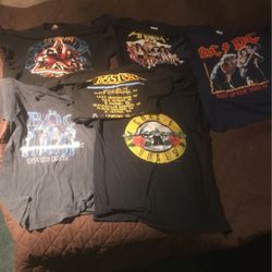 Vintage Concert Shirts From Phila Spectrum 1980s