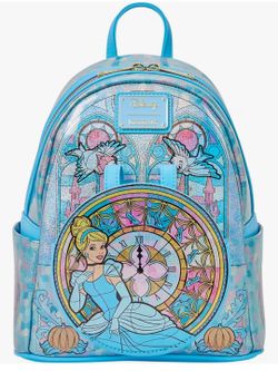 Loungefly Disney Princess Stained Glass Collection Cinderella Mini Backpack