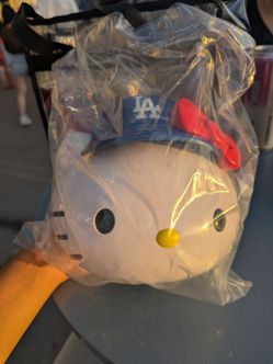 Hello Kitty Dodgers Popcorn bucket (New in packaging)
