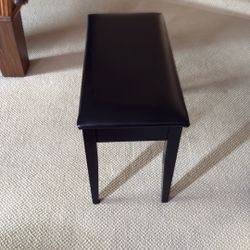 Piano Bench Black