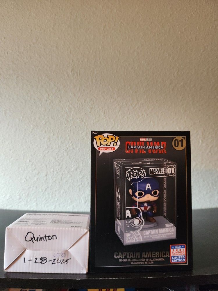 Captain America Funko Pop Die Cast