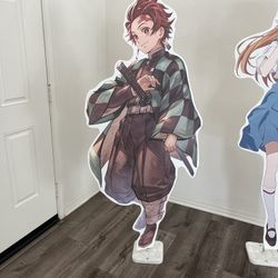 Demon Slayer Tanjiro Life Size Standee with stand 64“