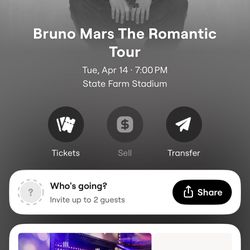 Bruno Mars Tickets