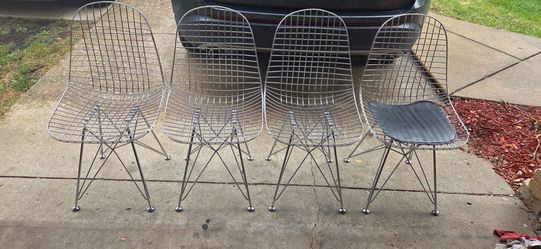 Old wire chairs