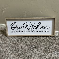 Kitchen Sign 