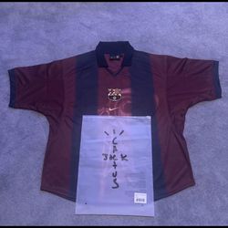 Cactus Jack X Travis Scott X Fc Barcelona Jersey