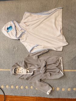Free - baby robe and towel cover