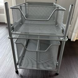 Two-Tier Organizer W/ Pull Out Drawers