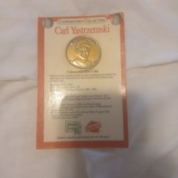 Carl Yastrzemski Cooperstown Coin
