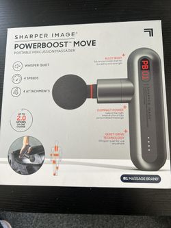 Read Description-Sharper Image Powerboost-Move Portable Massager