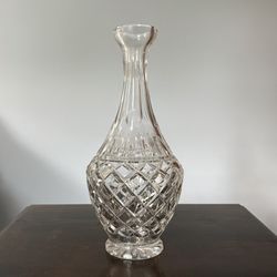 Vintage Crystal Decanter- Damaged But Beautiful! 