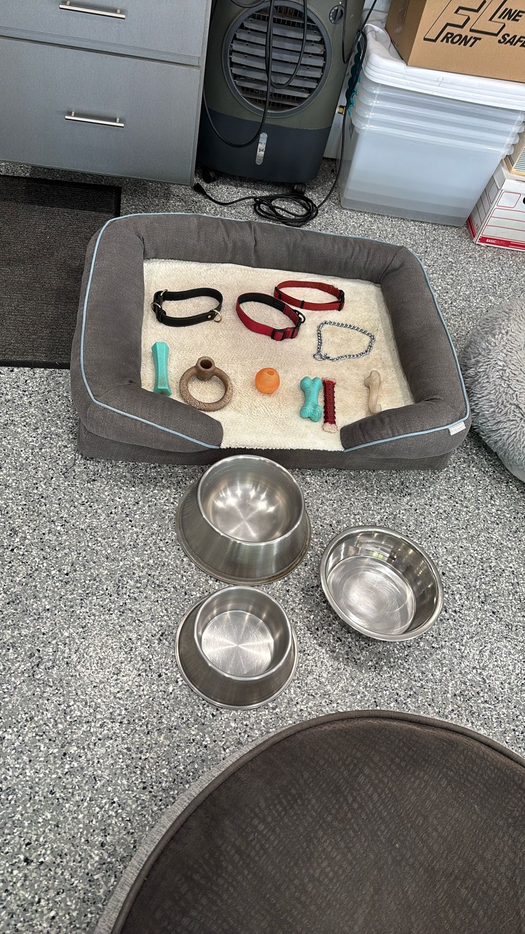 Dog Beds, Collars, as Bowls