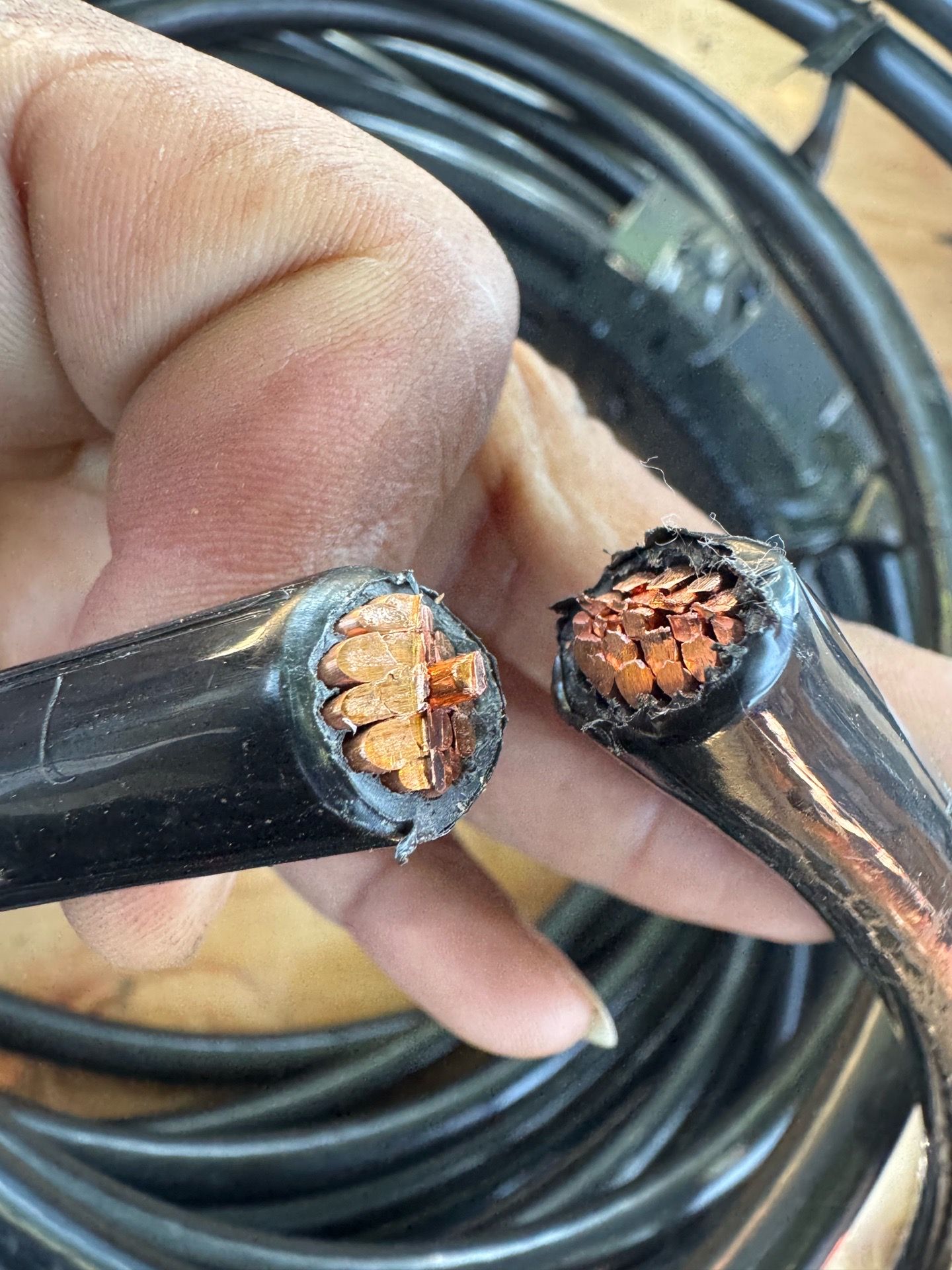 1/0 Aught 72ft partial