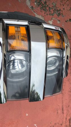 Chevrolet Silverado Headlight right side.