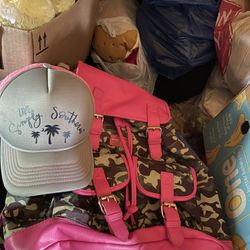 Simply, southern backpack and matching hat