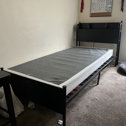 LED Twin Bed Frame Set