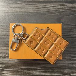 Louis Vuitton Chocolate Bar Figurine Key Holder & Bag Charm