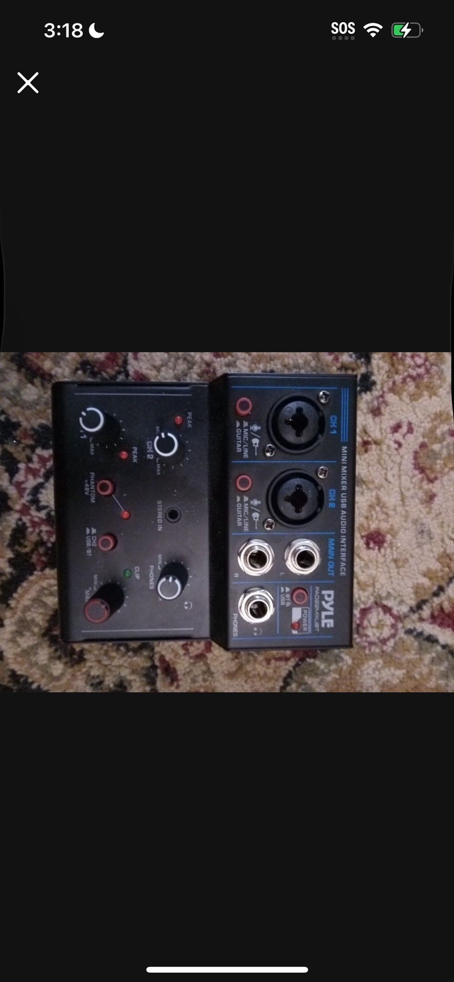 Pyle Audio Interface / Mixer 