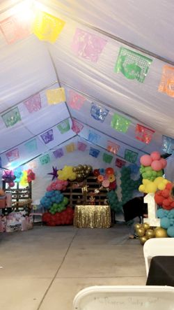 Balloon Garland Fiesta Theme