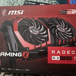 Msi Graphics Card Gaming X Radeon RX 480 4GB 