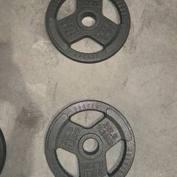 Set Of 2 25 LB Olympic plates