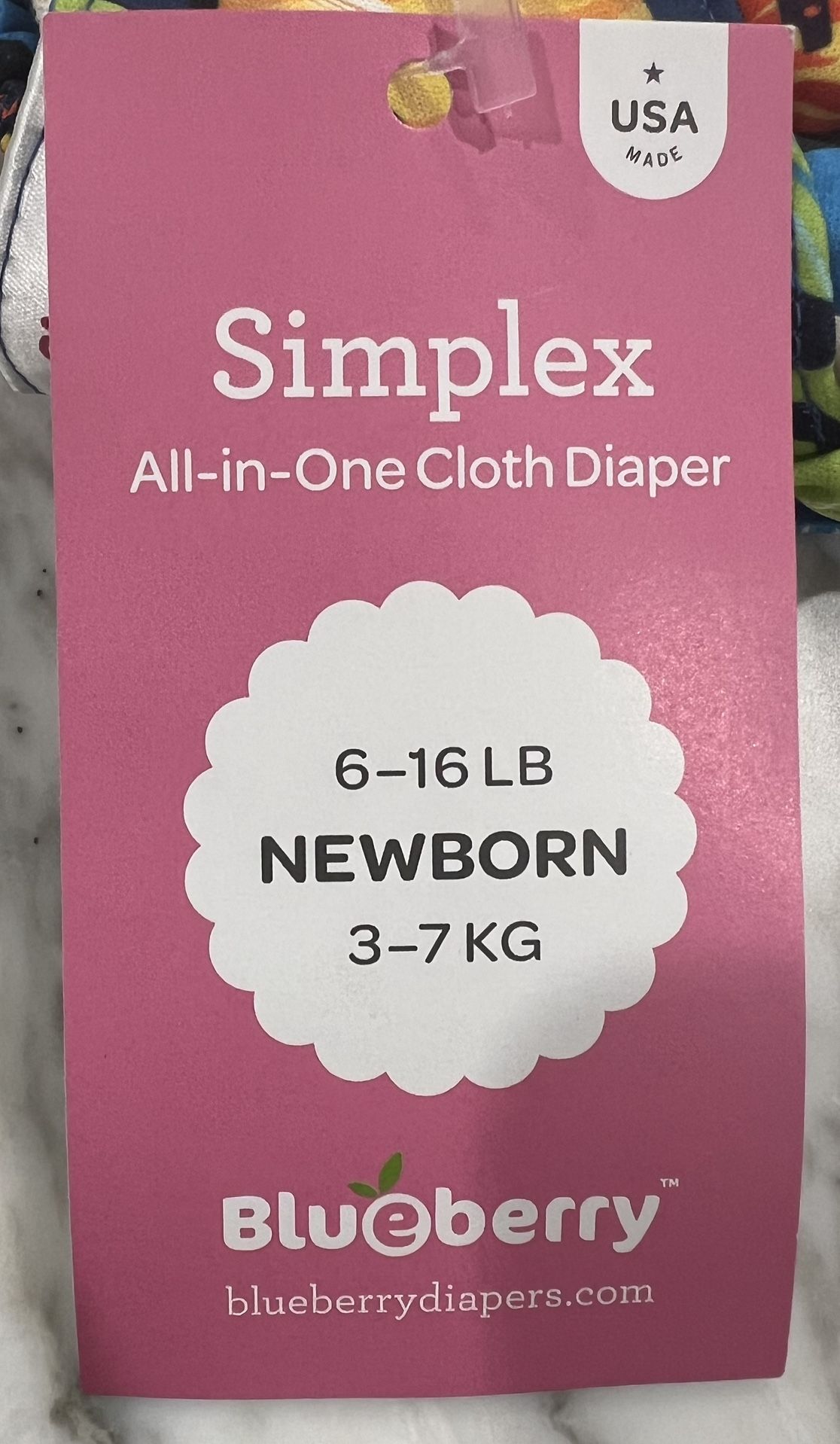 Blueberry Newborn Cloth Diapers - New With Tag. Group B