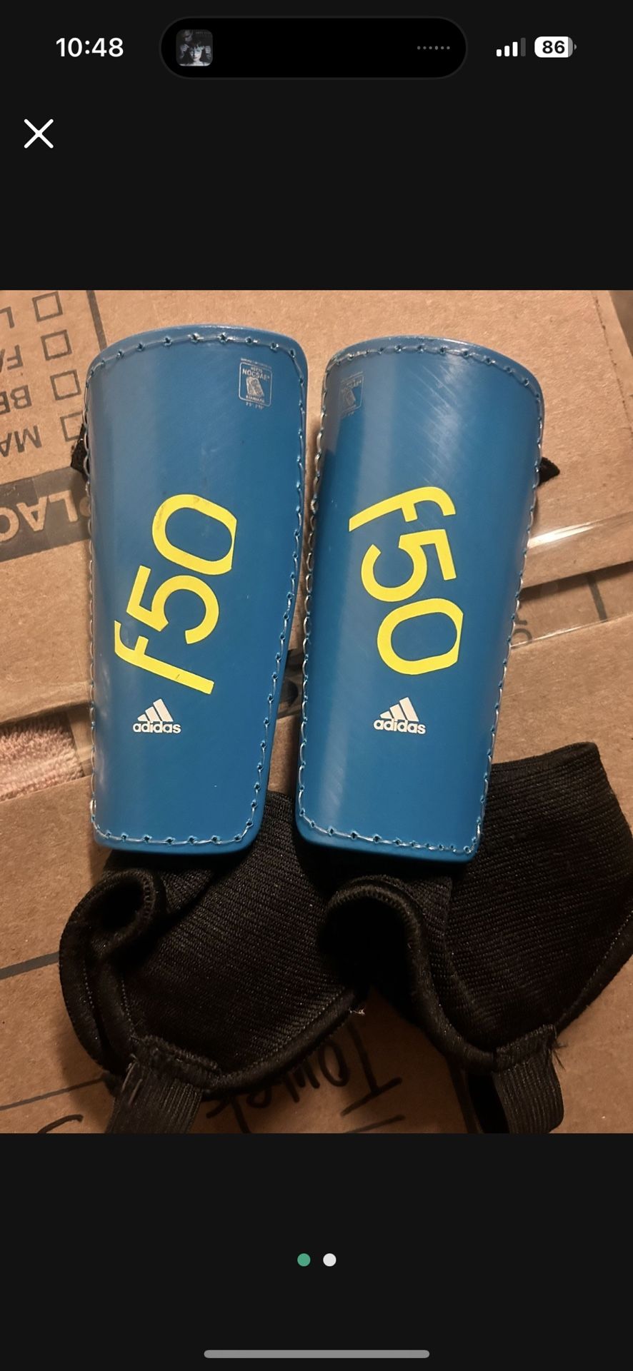 Adidas Shin Guards - Small/toddler