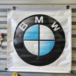 36 Inch By 36-in BMW Vinyl Banner