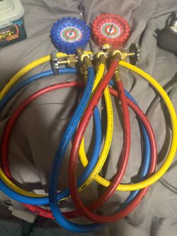 AC Manifold Gauge Set with Hoses