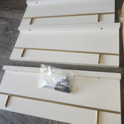 SET REPISAS  FLOTANTES .DE MADERA