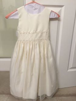 Ivory girl's dress