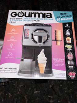 Gourmia Automatic Soft Serve Ice Cream & Frozen Drink Maker 🍦