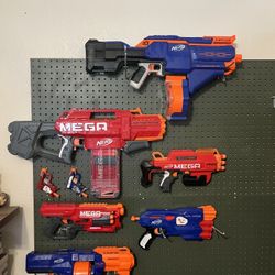 Lot Of Nerf Guns