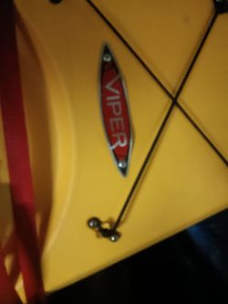Two kayaks with practically brand new trailer