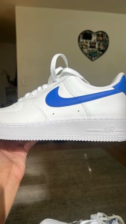 Air Force 1 size 8.5 white and blue