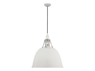 NEW! VISUAL COMFORT & CO 22″ Gunner Pendant Light in Matte White
