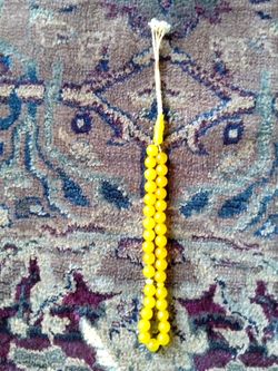 Semi-Heavy Yellow Stone Beads