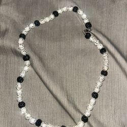 Baseball Rhinestone Necklace 