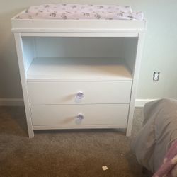 Changing Table With Dresser