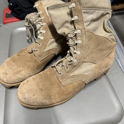Tan Military Boots