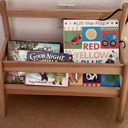 IKEA FLISAT Kids Solid Pine Display Rack Shelf